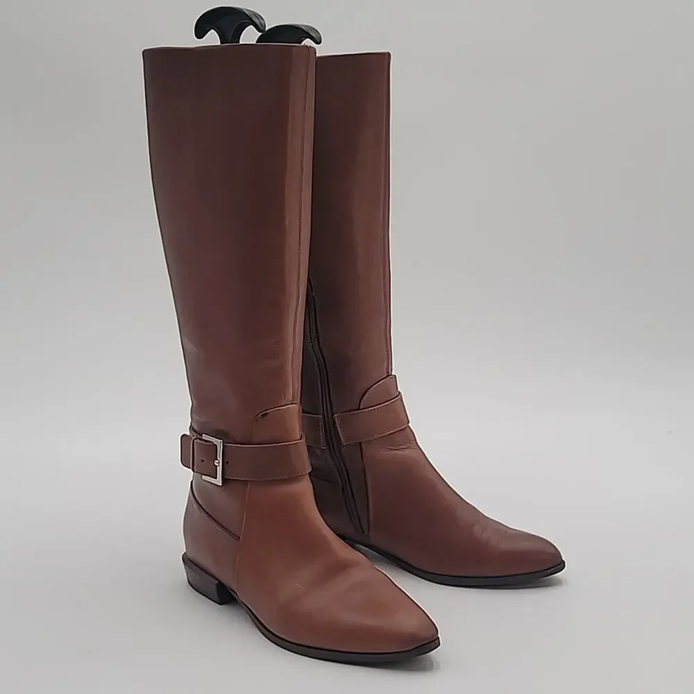 NINE WEST sz5.5 Diablo leather knee high boot